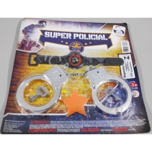 KIT SUPER POLICIAL 5PCS PICA PAU