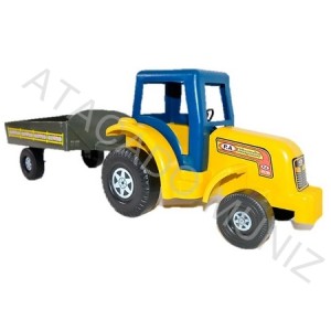 TRATOR DE PLASTICO COM CARRETA