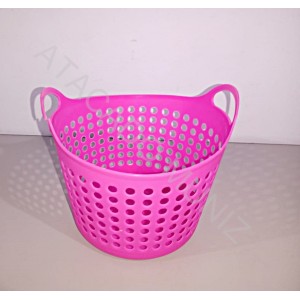 CESTO PLASTICO LT 18X16X14CM VARIAS CORES