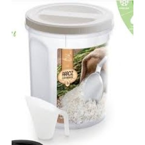 POTE DE ARROZ NITRON 5,8 LITROS COM COPO MEDIDOR