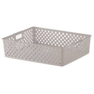 CESTO ORGANIZADOR PARAMOUNT QUADRATTA 27X21X8CM CREMECESTO ORGANIZADOR PARAMOUNT QUADRATTA 27X21X8CM CREME