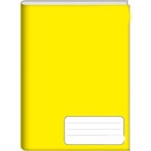 CADERNO BROCHURAO AMARELO BRIMPRESS CAPA DURA 96 FOLHAS 1 MATERIA