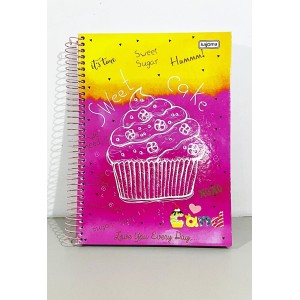 CADERNO KAJOMA ESPIRAL CAND 10 MATERIA