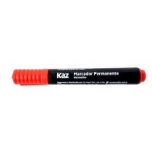 PINCEL MARCADOR PERMANENTE KAZ VERMELHO