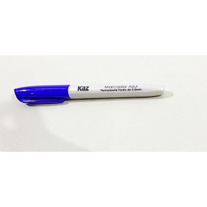 PINCEL MARCADOR PERMANENTE PONTA 2.0MM AZUL