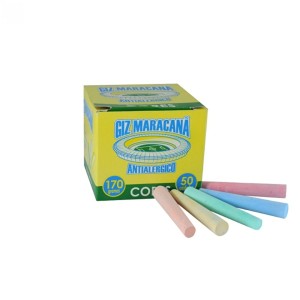 CAIXA DE GIZ MARACANA CORES COM 50 UNIDADES