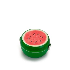 PORTA MIX TROPICAL INJETEMP COM DIVISORIA 600ML DECORADA DE MELANCIA