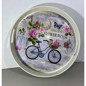 BANDEJA REDONDA WINCY JARDIM E BIKE