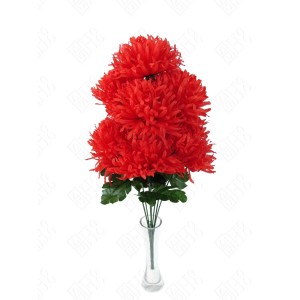 BUQUE DE CRISANTEMO H8 X 9 56CM