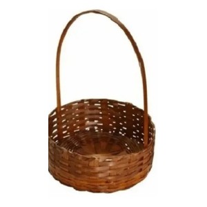 CESTA REDONDA BAMBU 12CM EBENEZER