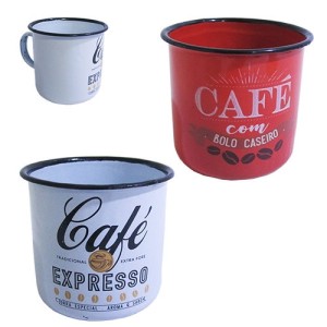 CANECA DECORADO ESMALTADA AGATA COLORS