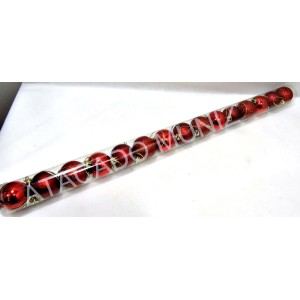 BOLA MISTA FOSCA LISA GLITTER  3 CM COM 15PCS